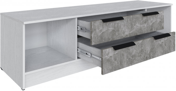 Набор мебели для гостиной "Мадрид", Белый/Ателье светлое