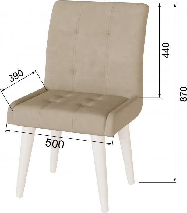 Стул Гира, бежевый (береза)