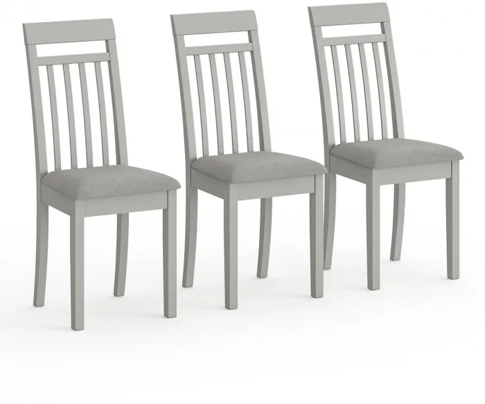 Три стула Мебель--24 Гольф-11 разборных, серый