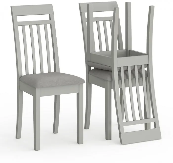 Три стула Мебель--24 Гольф-11 разборных, серый
