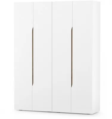 Муссон 13.198 Шкаф двухстворчатый + 13.198 Шкаф двухстворчатый, цвет белый/дуб эндгрейн элегантный, ШхГхВ 174,8х52,2х229,8 см., НЕ универс. сборка