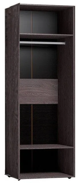 Бриз 12 Шкаф для одежды, ясень анкор темный, склад