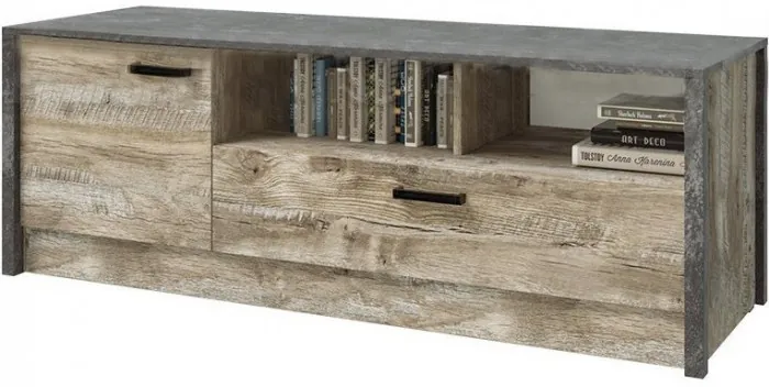 Модульная гостиная Амели (Дуб Юкон / Бетон темный)