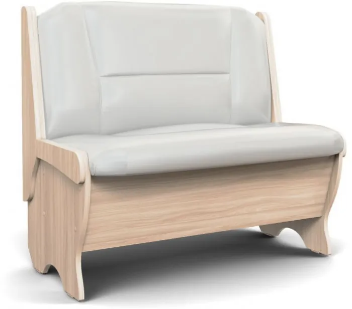 Скамья Лотос 950 ясень светлый/милк