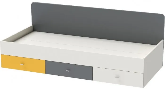 Модульная детская Клео набор 4 (Графит/Миндаль/Океан)