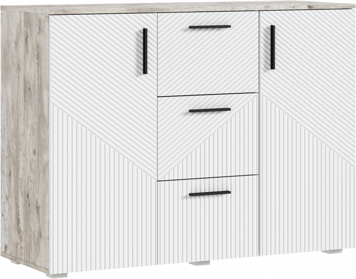 Сильвия Спальня, Браш Вайт/Дуб Юкон