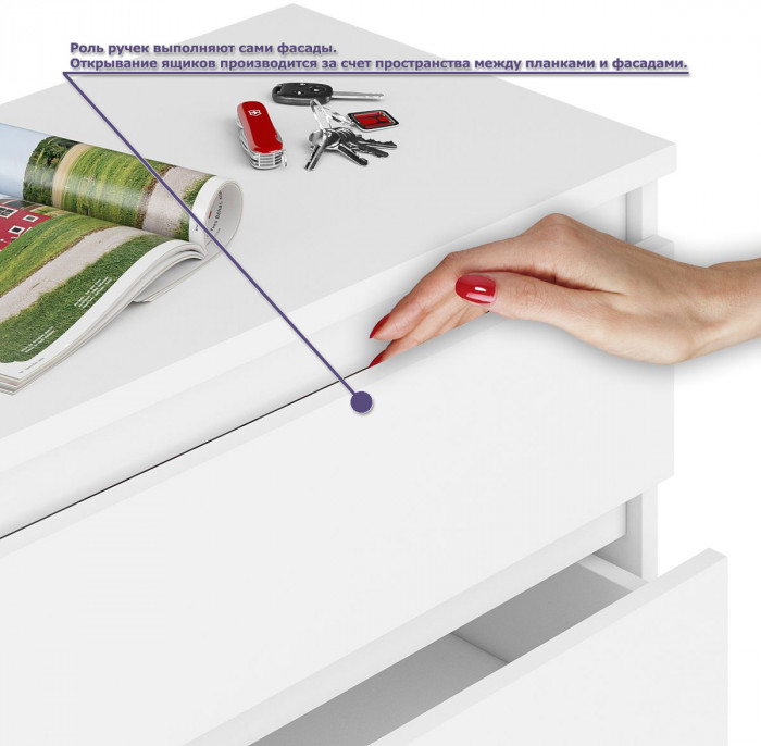 Мори компьютерный стол МС-1 правый + Комод МК1200.6 + Полка 900, белый