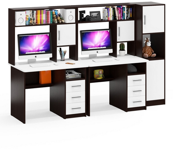 С-МД-СК9 Компоновка № 04, венге/белый шагрень