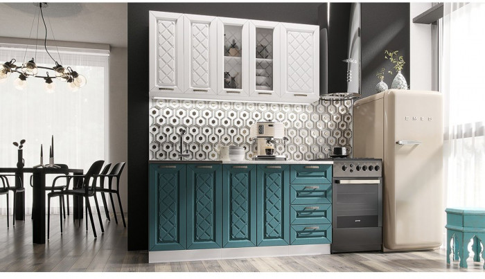 Кухня МДФ Агава 1600, Трюфель