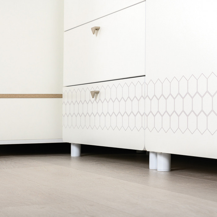 Эйп 13.322 Комод, белый/дуб белый