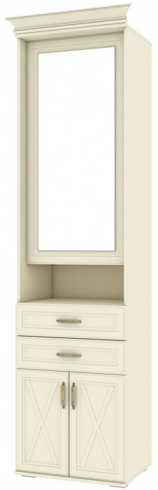 Бэль Шкаф для прихожей + Карнизы 603/422 Слоновая кость