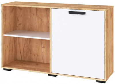 Квартет-13 Тумба дуб крафт золотой/белый