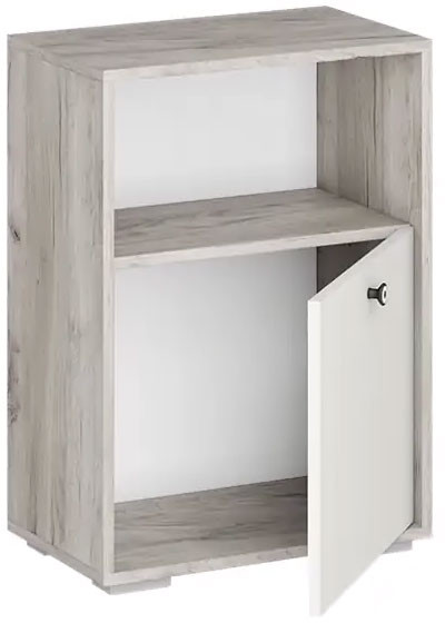 мс для гостиной Нанси ТБ-500 дуб крафт серый/софт айвори