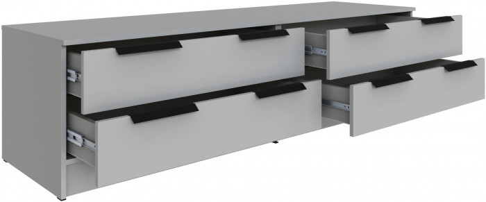 Набор мебели для гостиной "Мадрид", Камень серый/Дуб делано