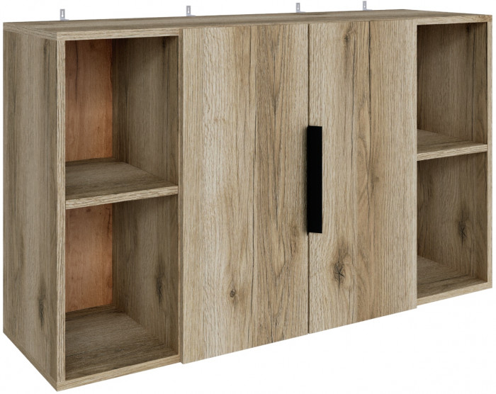 Набор мебели для гостиной "Мадрид", Графит/Дуб делано