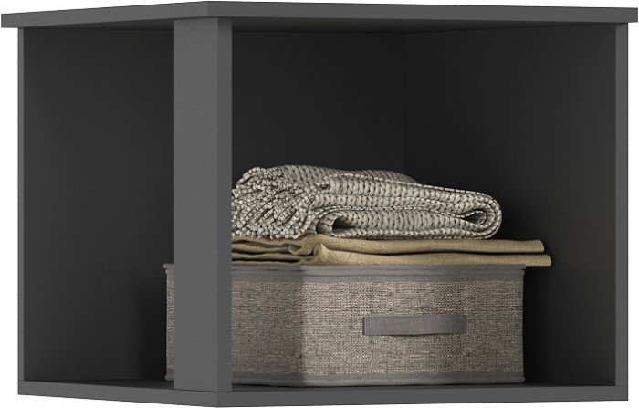 Норд Композиция Шкафов (прямые + угловые), Графит/Изумрудный