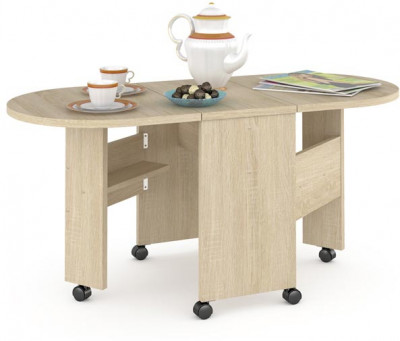 Глория 601 Стол-книжка журнальный, дуб сонома