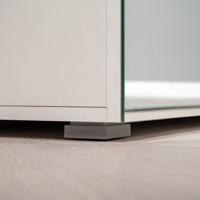 Октава Прихожая 29, цвет белый шагрень/дуб крафт золотой/фасады МДФ белый шагрень, ШхГхВ 193,7х35,4х197,6 см., универсальная сборка