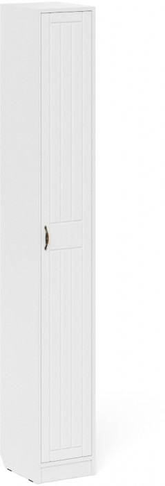 Прихожая П-6 Компоновка № 26, цвет белая шагрень/фасады МДФ белое дерево фрезеровка прованс, ШхГхВ 150х50х210 см., универсальная сборка