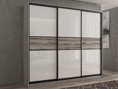 Шкаф-купе Кааппи 11 Эвок Окаменелый 180х45х230 см