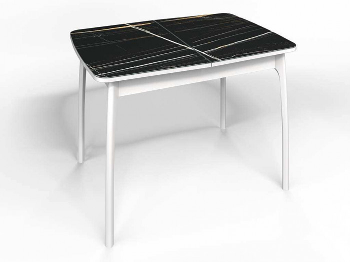 Стол СМ-3 Флорида опора массив изогнутая белый