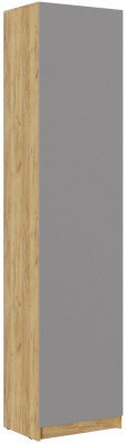 Шкаф Бостон ЛДСП ШК-003 (Серый Шифер, Дуб Крафт Золотой)