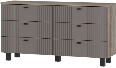 "Олива" КМ-04 комод Дуб каньон/MF14 Муссон софт