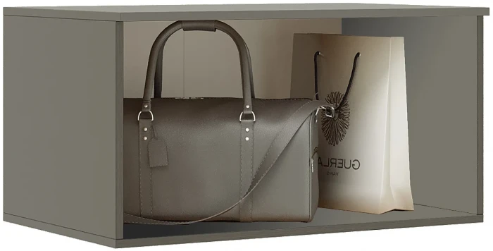 Прямая композиция шкафов Норд, Графит/Графит софт