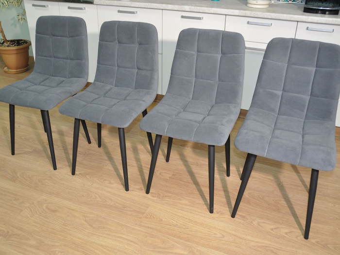 Обеденная группа Колорадо / Стул Х 4 шт. / Сосна Пасадена/черный / бид 21