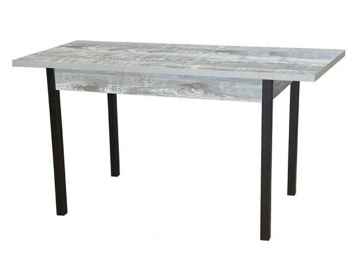 Колорадо стол обеденный раздвижной / бетон темный/черный