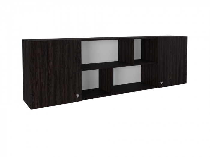 Полка надкроватная Венге/Венге