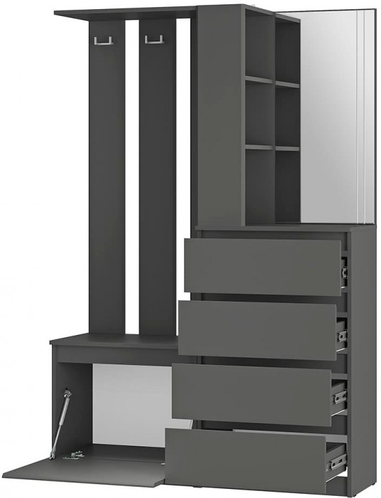 Симпл Прихожая ПР-04 графит