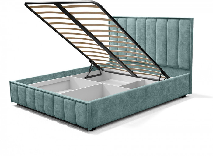 Кровать с подъемным механизмом Мирабель КР-11 (1,4м), Шарли бриз