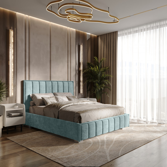 Кровать с подъемным механизмом Мирабель КР-11 (1,4м), Шарли бриз