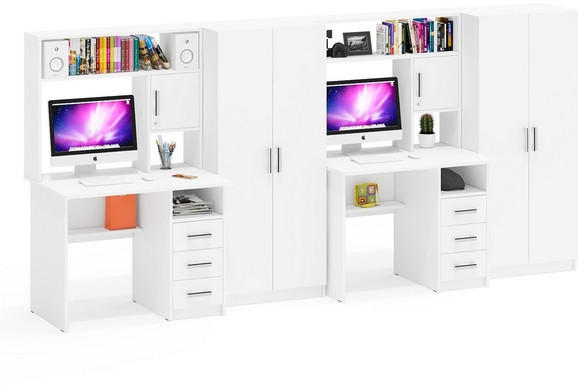 С-МД-СК9 Компоновка № 08, белый шагрень