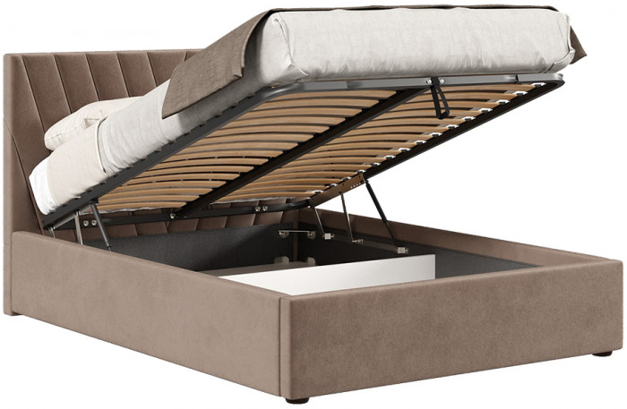 Кровать с подъёмным механизмом 1800 Палермо, какао 019