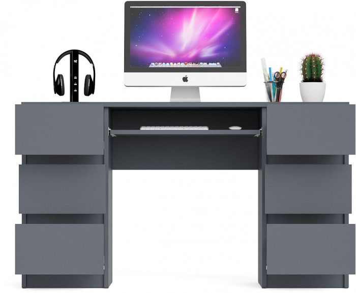 Мори компьютерный стол МС-2, графит