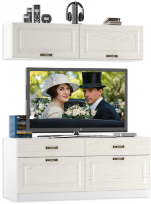 Ливерпуль Набор мебели 5, ясень ваниль/белый