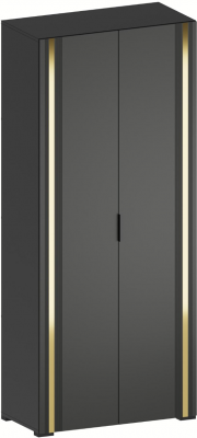 Эмэ Шкаф 2-х створчатый ШК-3927, Графит