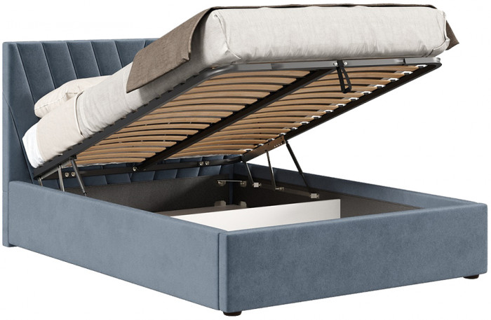 Кровать с подъёмным механизмом 1800 Палермо, темно-серый 017