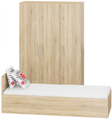 Спальня Стандарт 1-0800, дуб сонома