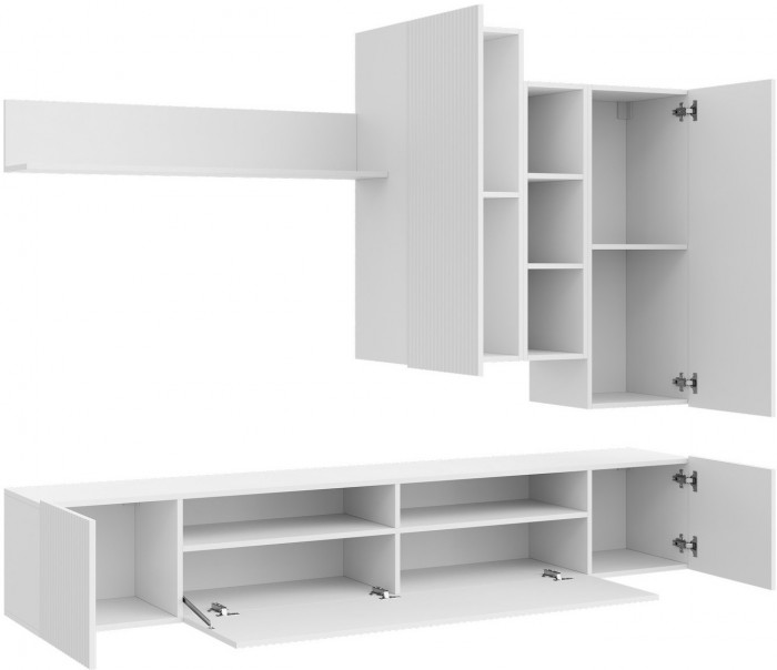 Гостиная Сканди (Серый шифер / Грин Грей софт)