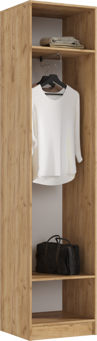 Пенал, Дуб крафт золотой/Изумрудный