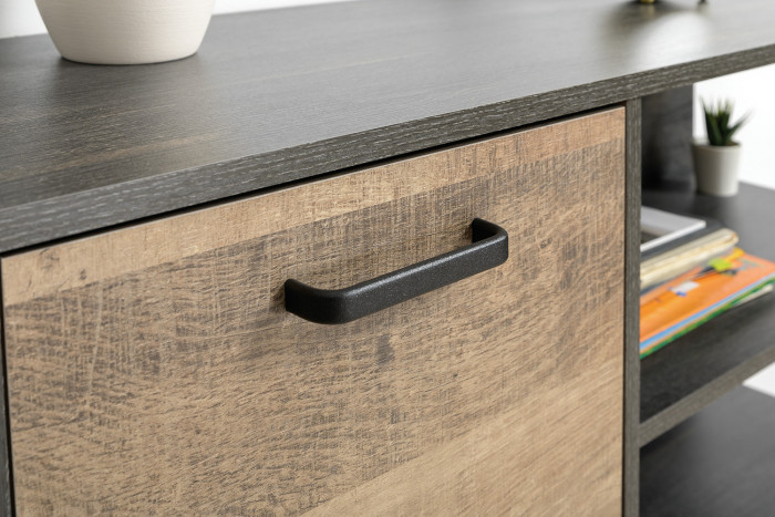 Трувор Прихожая 218, цвет дуб гранж песочный/интра, ШхГхВ 189х36,9х194,2 см., универсальная сборка