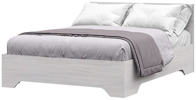 ВАЛЕНСИЯ КР 011 кровать (1,44х0,85х2,06) с ортопед.осн. дуб анкор