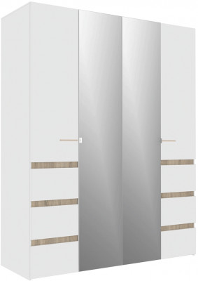 Шкаф 4-х створчатый Анона 8, белый