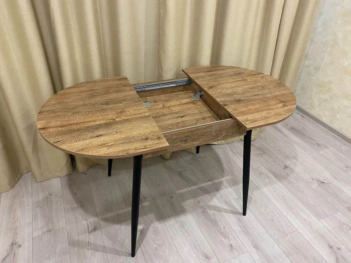 Обеденная группа Стиль-1 / Стул Х 4 шт. / Дуб Веллингтон/черный / бид 21