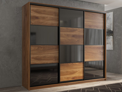 Шкаф-купе Кааппи 13 Кастелло Бренди 240х45х230 см