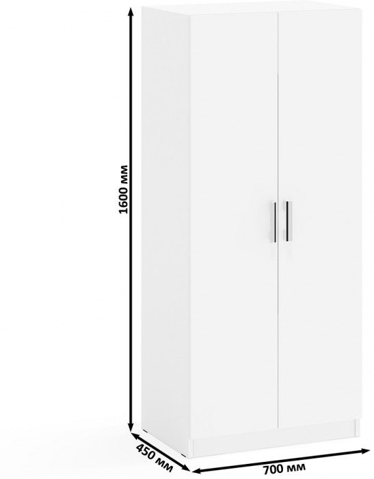 Стол компьютерный С-МД-СК9+Шкаф С-МД-СК9Ш, цвет белый шагрень, ШхГхВ 172х70х160 см., НЕ универсальная сборка