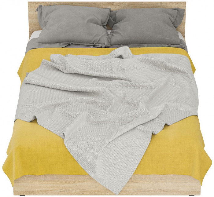 Стандарт Кровать 1400, дуб сонома